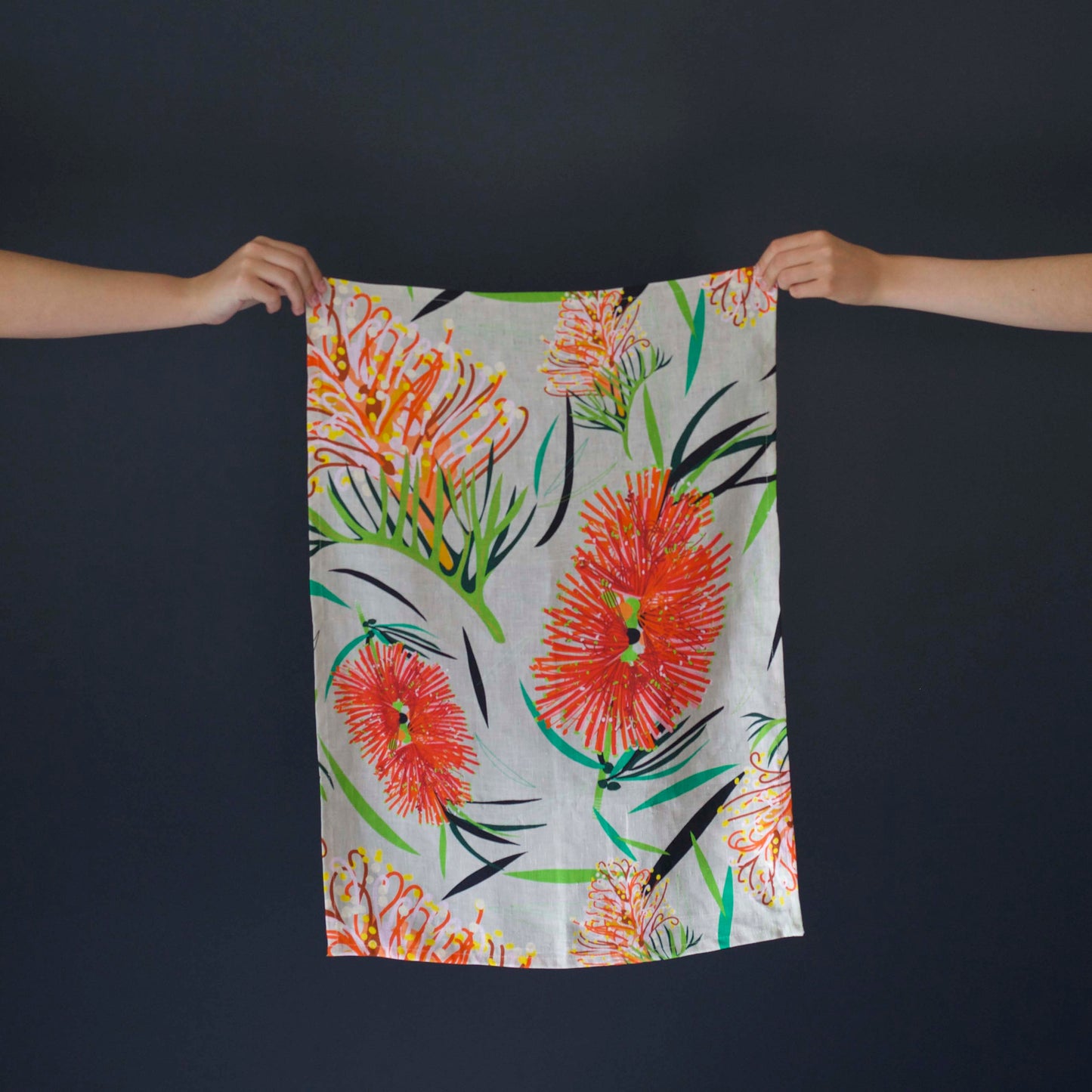 Tea Towel Grevillea Print